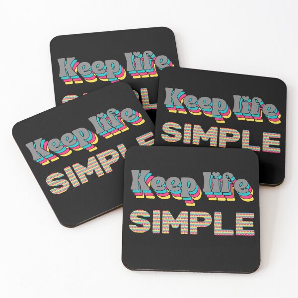 Item preview, Keep life simple - Retro colors designed and sold by SalxSal.