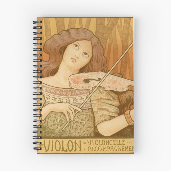 Item preview, Vintage French Poster - Violin performance - Vintage Art designed and sold by RickE.