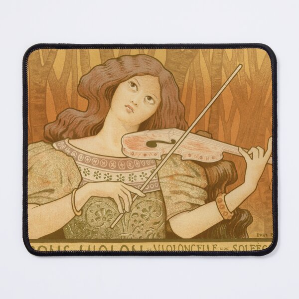 Item preview, Vintage French Poster - Violin performance - Vintage Art designed and sold by RickE.