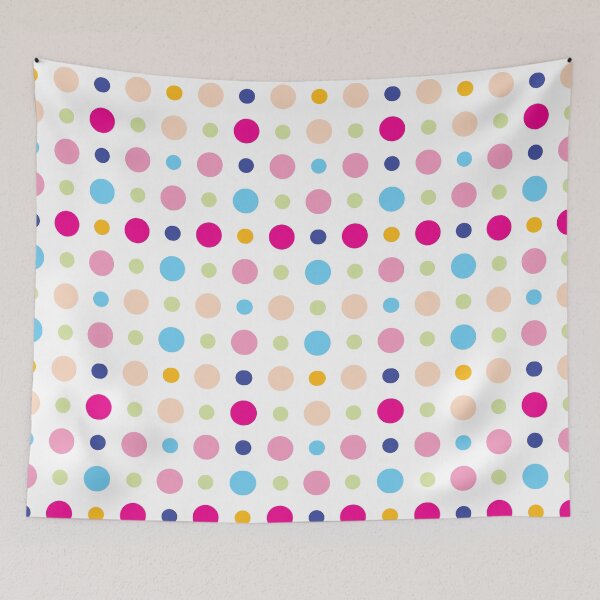 Item preview, Colorful Polka Dotted Pattern designed and sold by risingrocket.