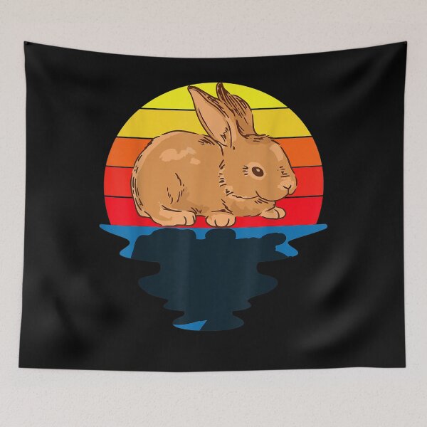 Item preview, Cute Sunset Bunny Rabbit designed and sold by CHRISTOPHERPET1.