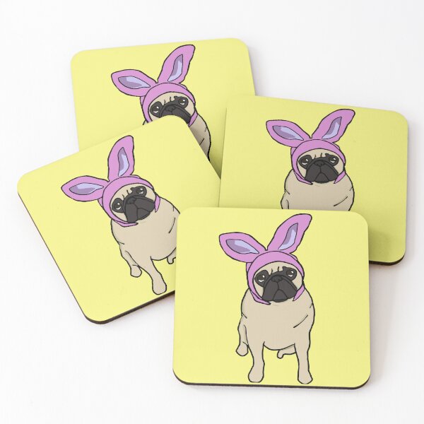 Item preview,  Fawn Easter Pug designed and sold by DolphinsDoodle.