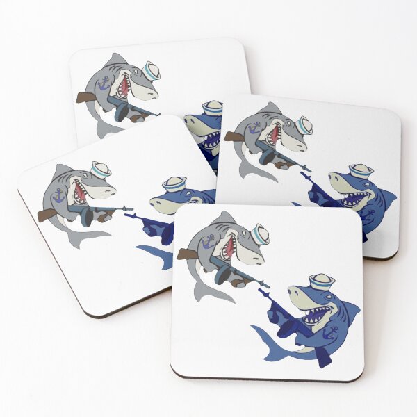 Item preview,  SHARK FIGHT CARTOON FOR KIDS designed and sold by Artistic Mind.