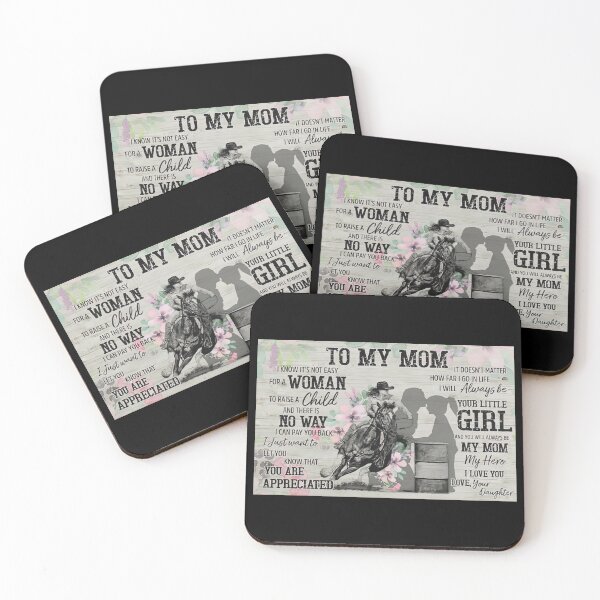 Item preview, Barrel Racing For Mom - To My Mom I Know It's Not Easy For A Woman T Raise A Child designed and sold by PaulaSpringArt.