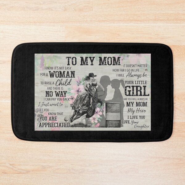 Item preview, Barrel Racing For Mom - To My Mom I Know It's Not Easy For A Woman T Raise A Child designed and sold by PaulaSpringArt.