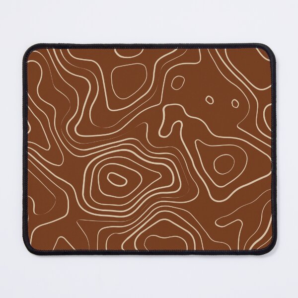 Item preview, Terracotta Abstract Topography Aeasthetic Pattern designed and sold by zedonee.