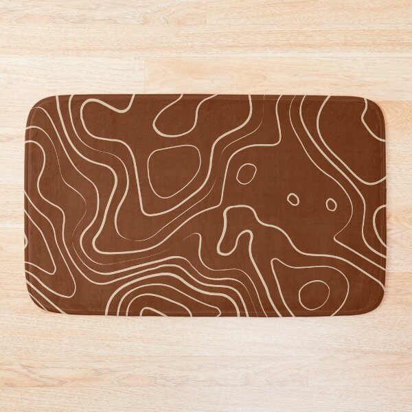 Item preview, Terracotta Abstract Topography  Aeasthetic  Pattern designed and sold by zedonee.