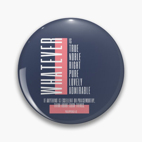 Item preview, Whatever! Philippians 4:8  designed and sold by LanrivArtStudio.