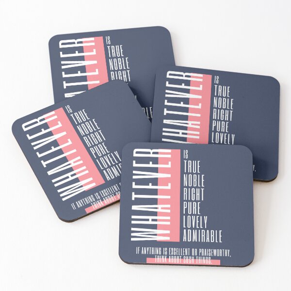 Item preview, Whatever! Philippians 4:8  designed and sold by LanrivArtStudio.