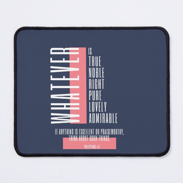 Item preview, Whatever! Philippians 4:8 designed and sold by LanrivArtStudio.