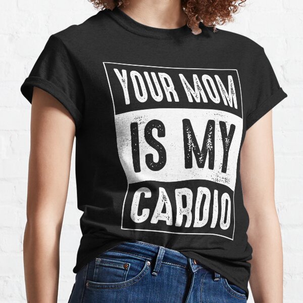 Shopping Is My Cardio Funny Girls Sports Sayings T-Shirt