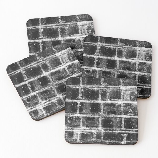 Item preview, Black and White Brick Wall Photograpghy designed and sold by JCGair.