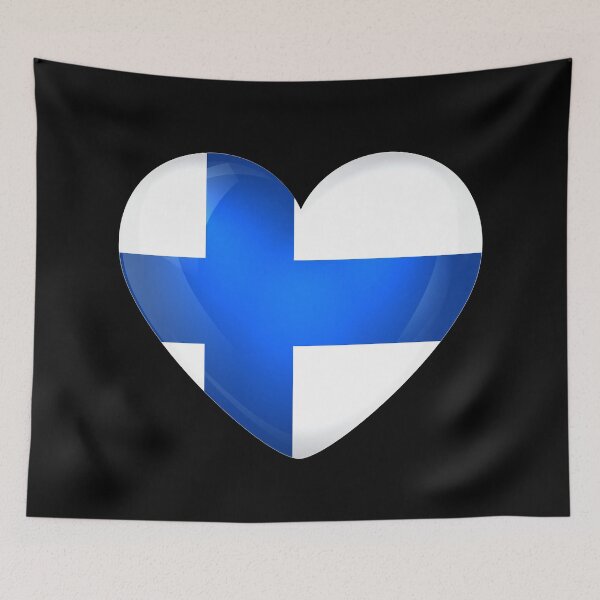 Item preview, My heart is in Finland, Love Finland. designed and sold by ArtIsParty.