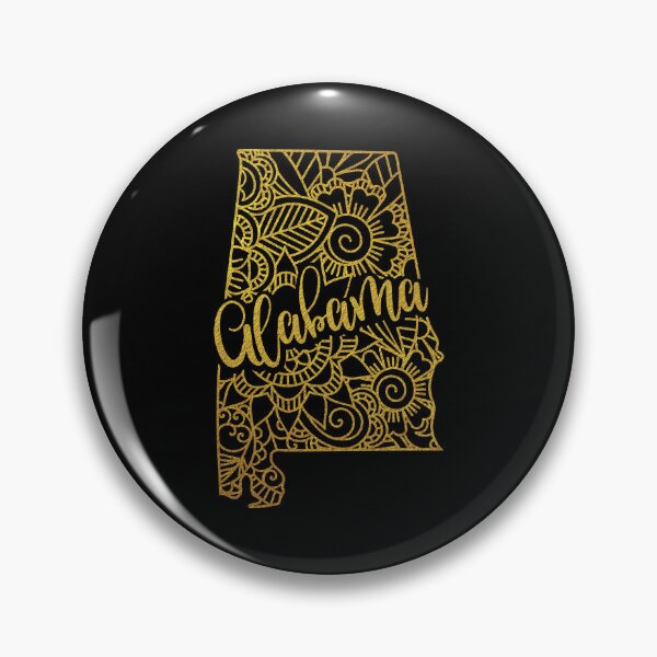 Item preview, Alabama Gold Map designed and sold by OutcastBrain.