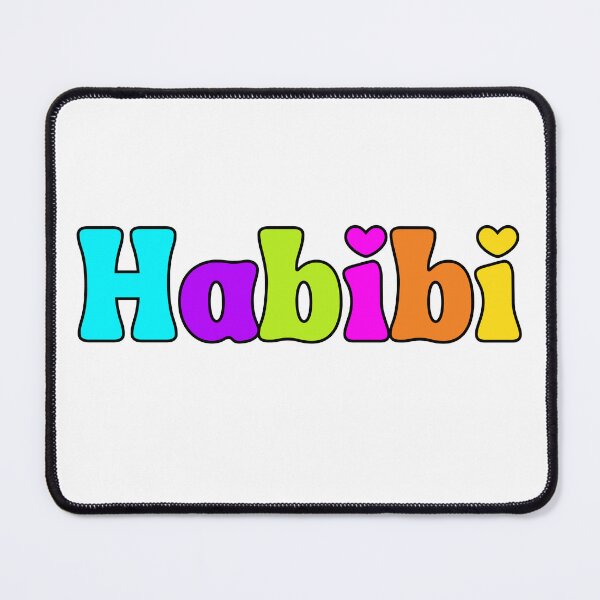 Item preview, Habibi rainbow colors and hearts designed and sold by Emily Roberts.