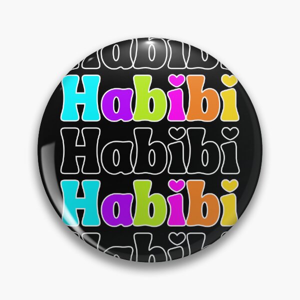 Item preview, Habibi rainbow colors and hearts designed and sold by Emily Roberts.