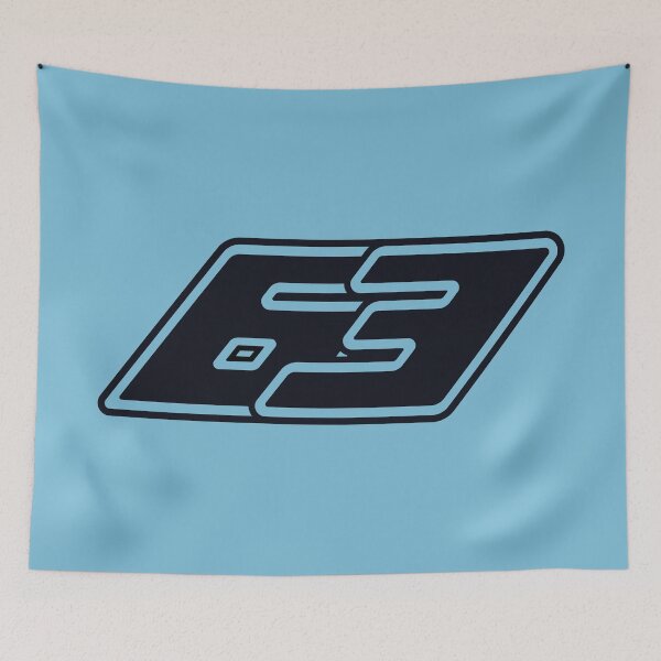 Item preview, 63 RUS. Driver Number 2022 Season (Original/Light Blue BG) designed and sold by FilipeFerreira.