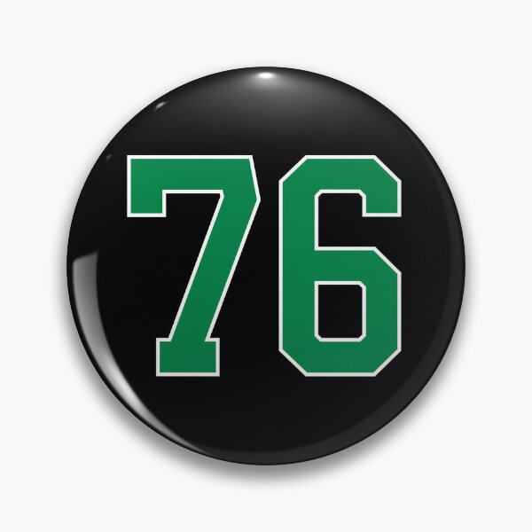Item preview, 76 number, green lucky sports seventy six designed and sold by ArtIsParty.