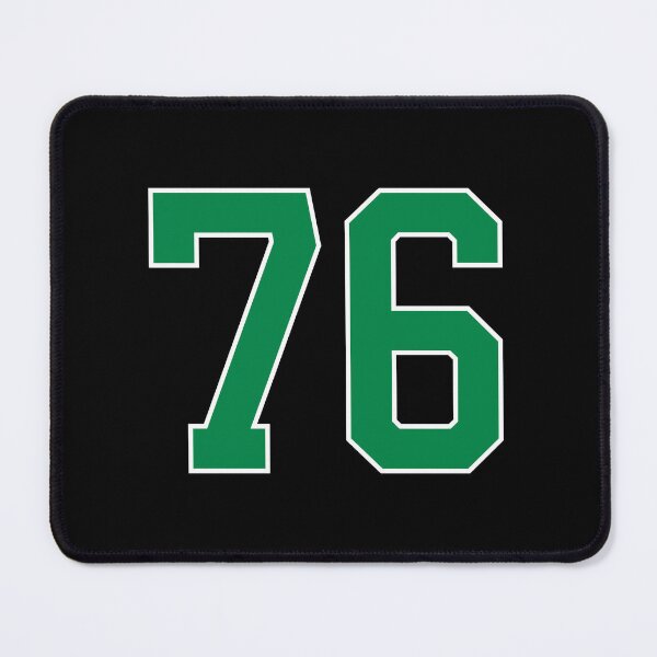 Item preview, 76 number, green lucky sports seventy six designed and sold by ArtIsParty.