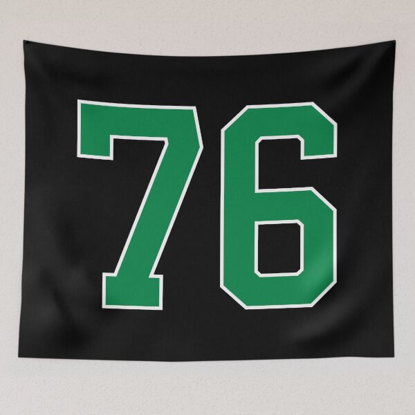 Item preview, 76 number, green lucky sports seventy six designed and sold by ArtIsParty.