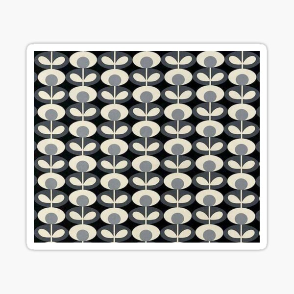 "orla kiely,ovale,Kiely pattern, orla kiely design " Sticker by sandraoils Redbubble