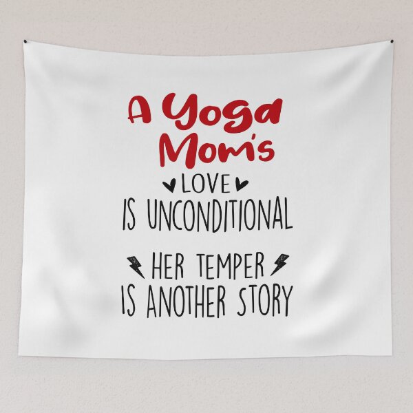 Artikelvorschau, Yoga Mom Love ist bedingungsloses Muttertags-lustiges Yoga entworfen und verkauft von EasyPrintGift.