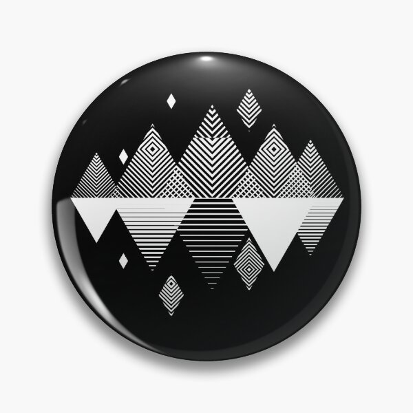 Item preview, Mountains in a minimalist style. Scandinavian graphic ornament. designed and sold by Jull-gull.