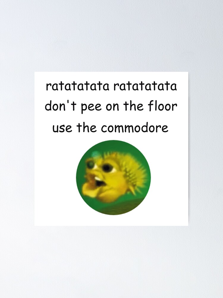 Ratatata Don’t Pee on the Floor – Use the Corridor!