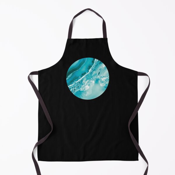 Item preview, Aqua And Teal Agate Geode Slice designed and sold by Lucky-Town-Art.