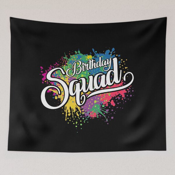 Item preview, Birthday Squad, group design. Birthday party  designed and sold by iclipart.