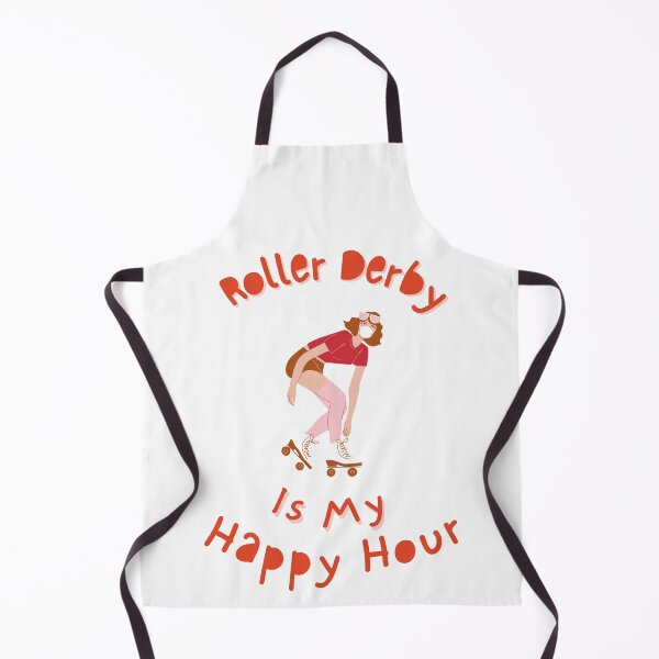 Item preview, Roller Derby Is My Happy Hour Red designed and sold by AMERZAGUE DESIGN.