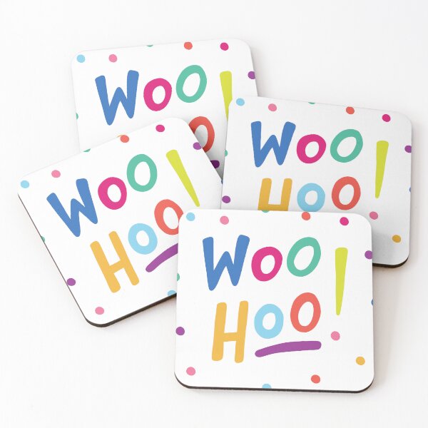 Item preview, Woo Hoo (polka dot) designed and sold by Design Minds Boutique.