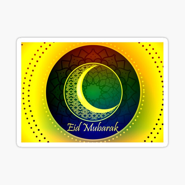 Item preview, Sakina Gifts Eid Mubarak  Gold Color designed and sold by SakinaGifts.