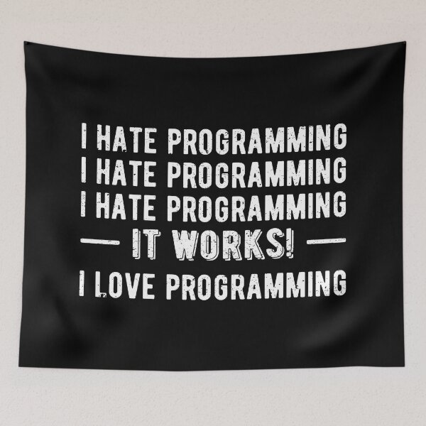 Item preview, I Hate Programming - Funny Programmer II designed and sold by Lemon Pepper.