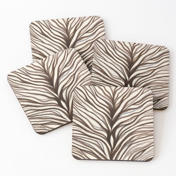 Item preview, WL Brown Zebra Print designed and sold by Wing Light Art Designs.