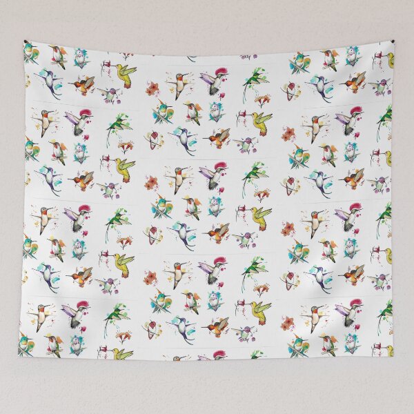 Item preview, Watercolour Hummingbirds designed and sold by MariaKramer.