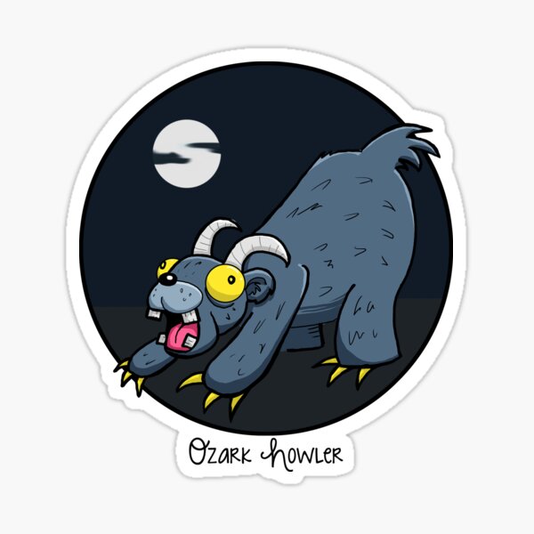 Ozark Howler Sticker By Turnbolt Redbubble