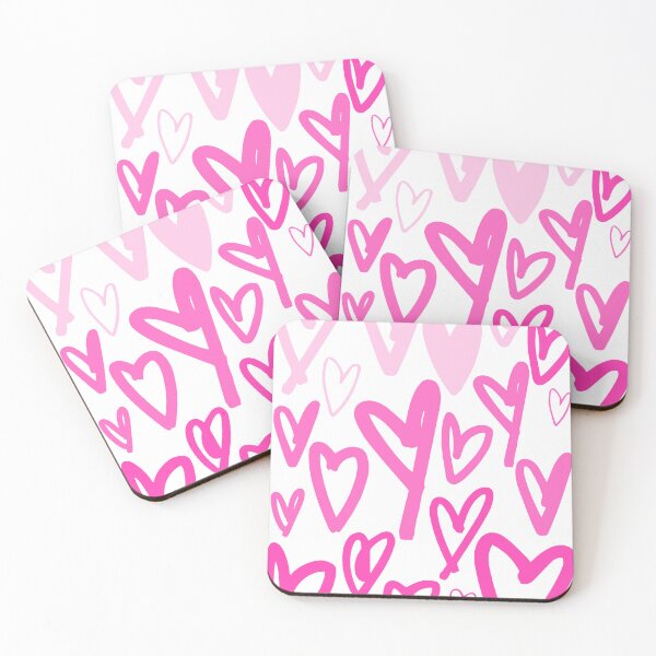 Item preview, pink hearts designed and sold by Olivia Wagner.