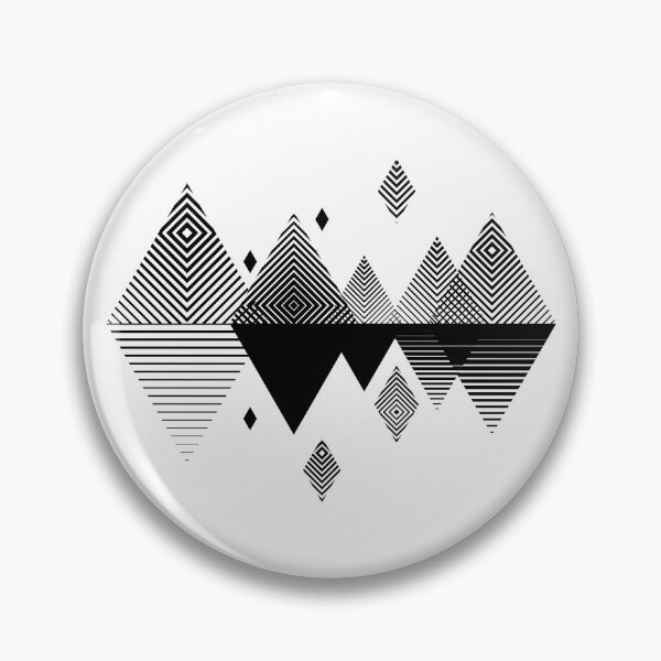 Item preview, Abstract Mountains. Scandinavian rhombus graphic ornament. designed and sold by Jull-gull.