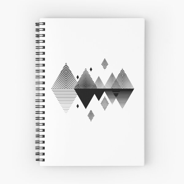 Item preview, Abstract Mountains. Scandinavian rhombus graphic ornament. designed and sold by Jull-gull.