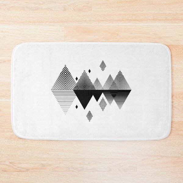 Item preview, Abstract Mountains. Scandinavian rhombus graphic ornament. designed and sold by Jull-gull.