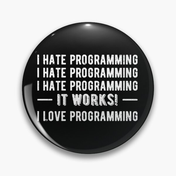 Item preview, I Hate Programming - Funny Programmer II designed and sold by Lemon Pepper.