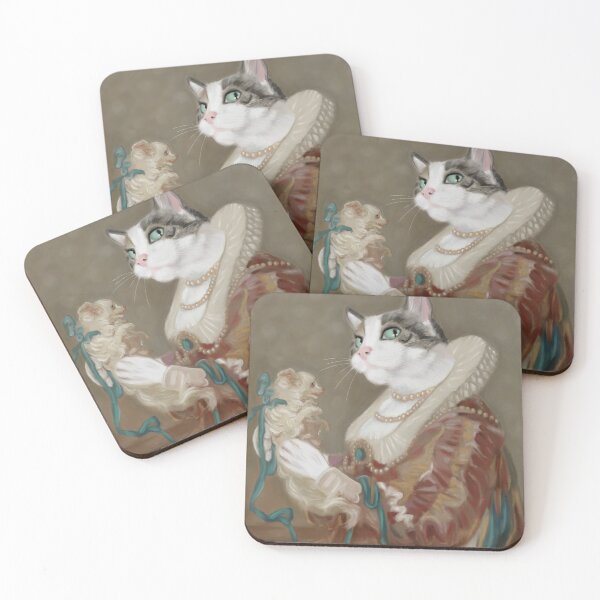 Item preview, Ivy Cat Holding A Dog designed and sold by Wondersofwhimsy.