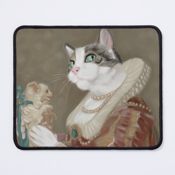 Item preview, Ivy Cat Holding A Dog designed and sold by Wondersofwhimsy.