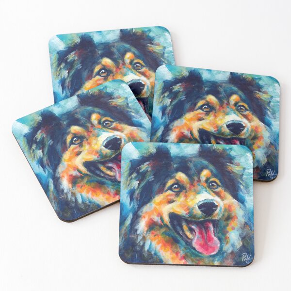 Item preview, Border Collie Painting - A Very Good Boy designed and sold by ArtByPMW.