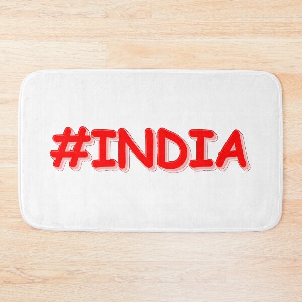 Item preview, "#India" Cute Design. Buy Now designed and sold by Health And Fitness Posts e-Store.