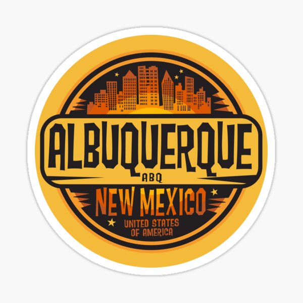 "Albuquerque, New Mexico" Sticker for Sale by studio838 Redbubble