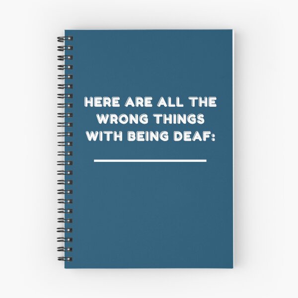 Item preview, Nothing Wrong With Being Deaf (3) designed and sold by Vatazumet.