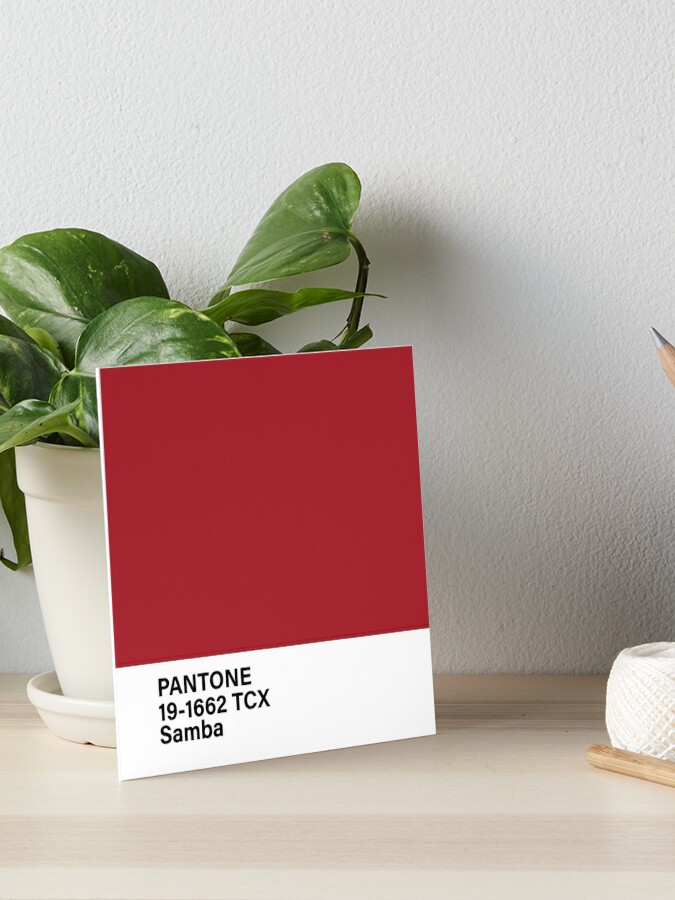 pantone 19-1662 TCX Samba