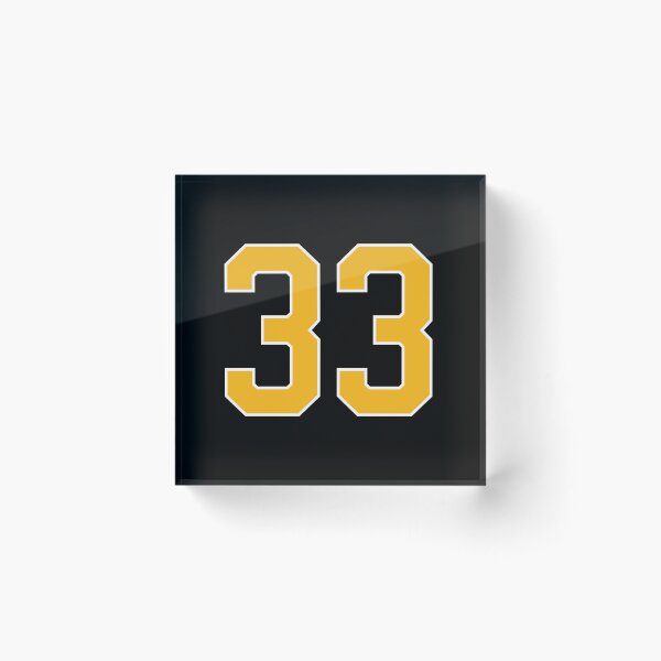 Item preview, Yellow Number 33 lucky sports jersey thirty three designed and sold by HeavyStyle.